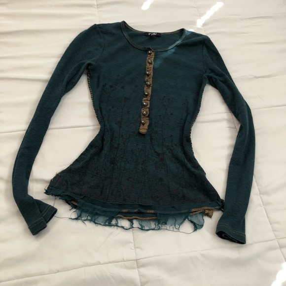 Miss Me Tops - Fairy Grunge Henley